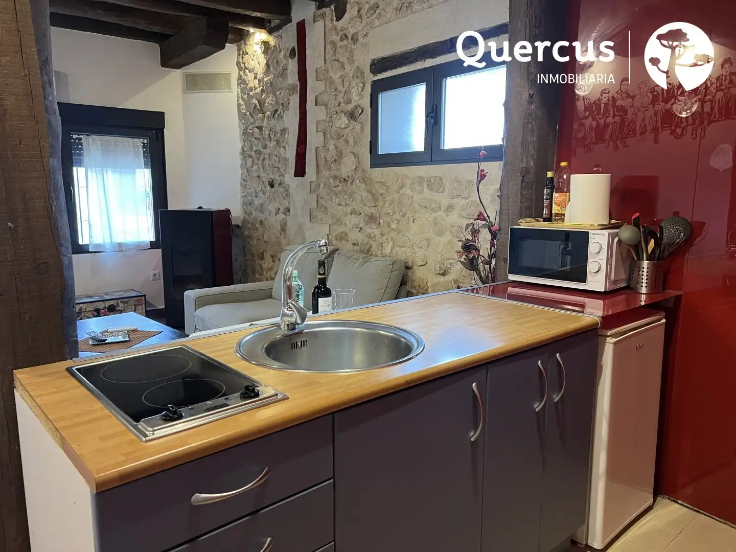 Kitchen of Houses for sale in Cabañas de Polendos  with Air Conditioner, Heating and Furnished