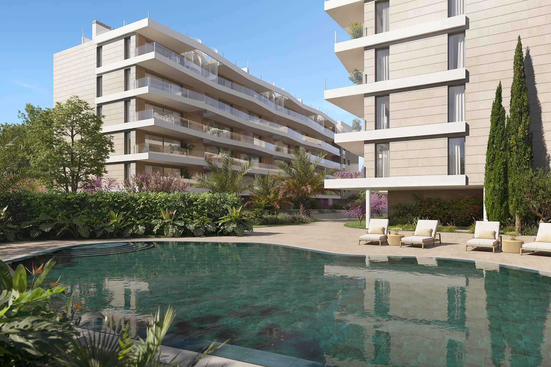 Swimming pool of Apartment for sale in Eivissa  with Air Conditioner, Terrace and Storage room