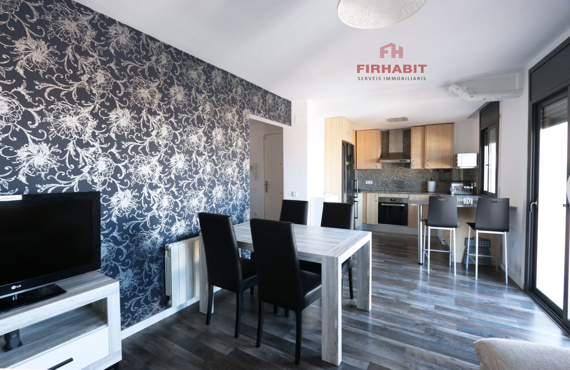 Dining room of Flat for sale in Arenys de Mar  with Air Conditioner, Heating and Parquet flooring