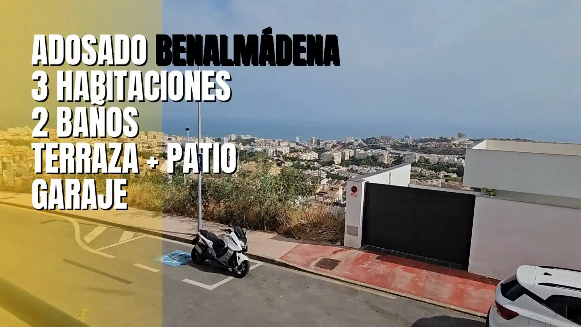 Vista exterior de Casa adosada en venda en Benalmádena amb Aire condicionat, Piscina i Balcó