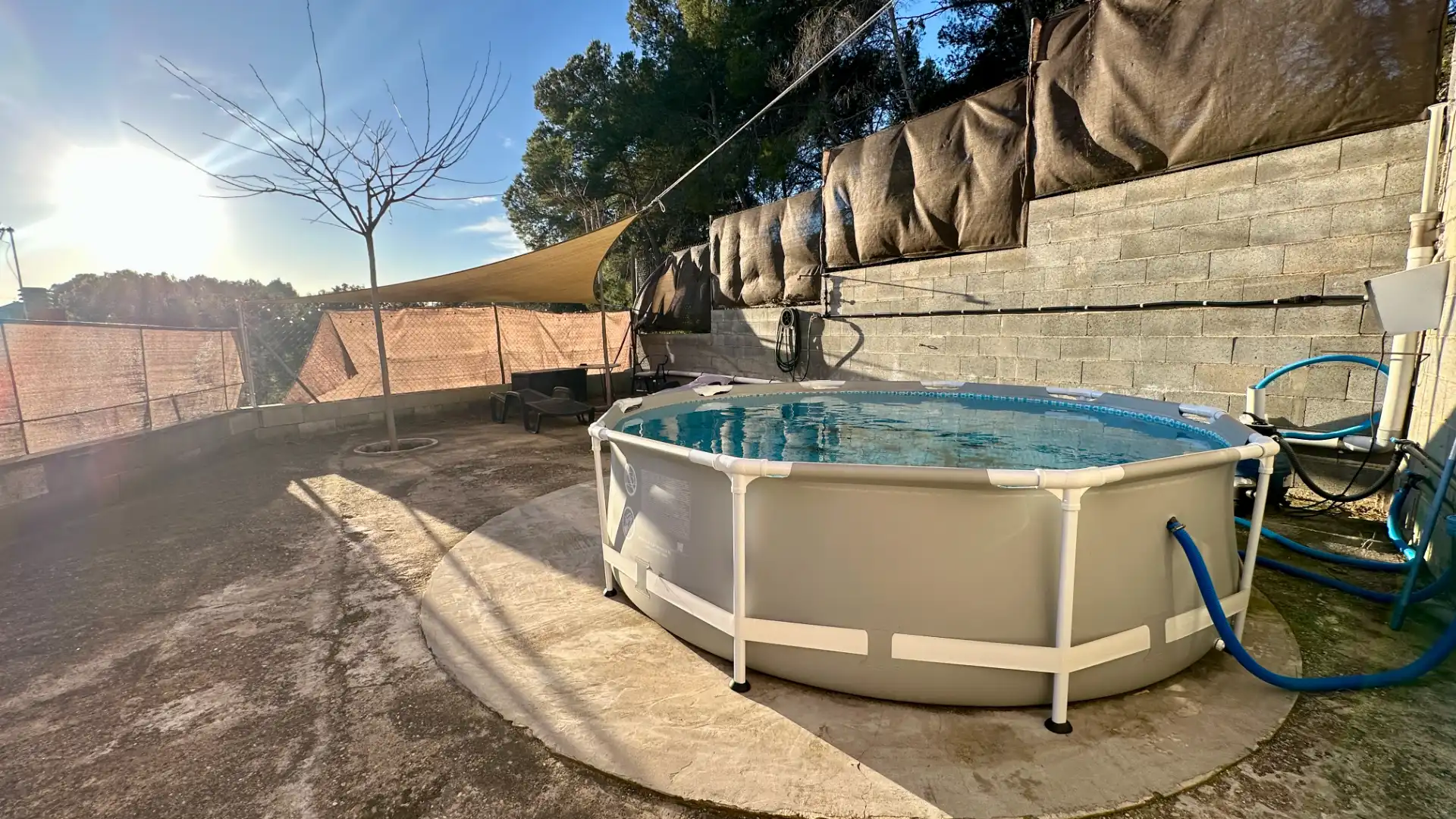 Piscina de Casa o xalet en venda en Rubí amb Aire condicionat, Calefacció i Jardí privat