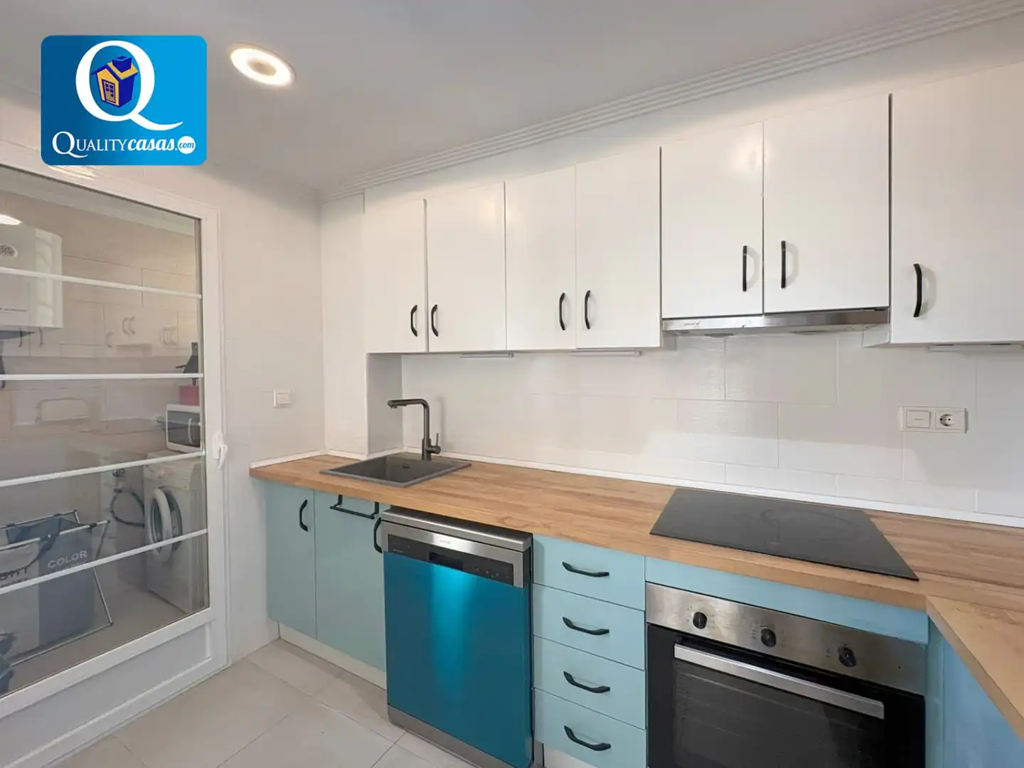 Cuina de Apartament en venda en Guardamar del Segura amb Aire condicionat, Calefacció i Terrassa