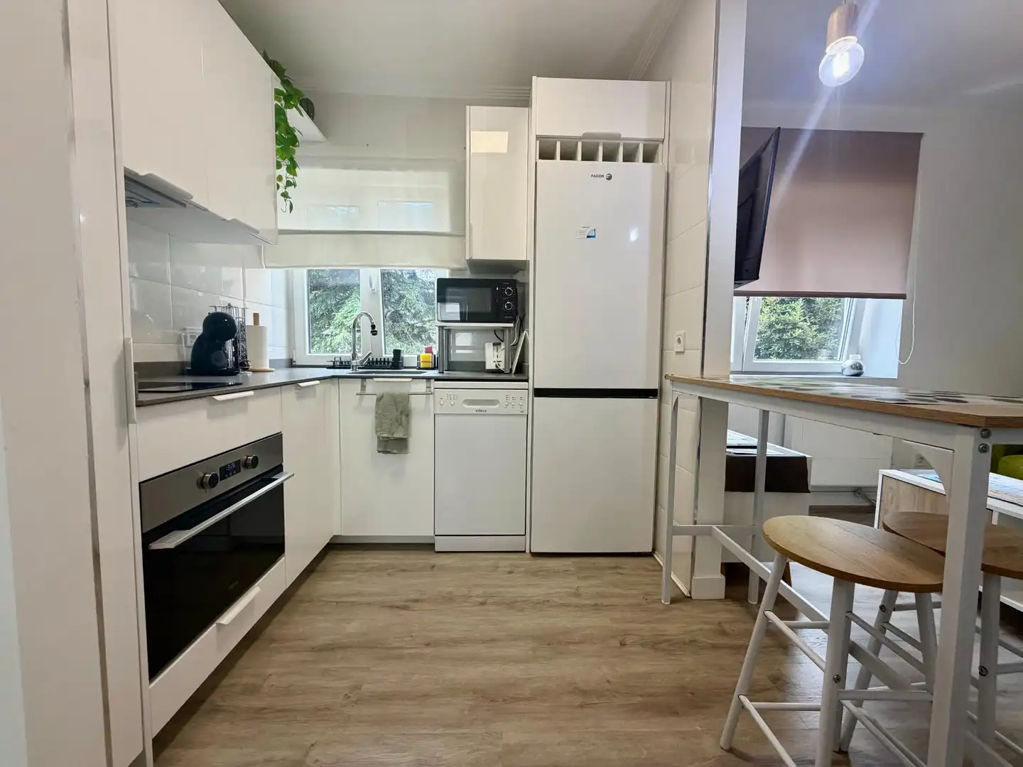 Cocina de Piso de alquiler en Santander con Calefacción, Terraza y Amueblado