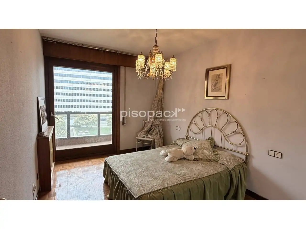 Bedroom of Flat for sale in  Pamplona / Iruña  with Heating, Terrace and Storage room