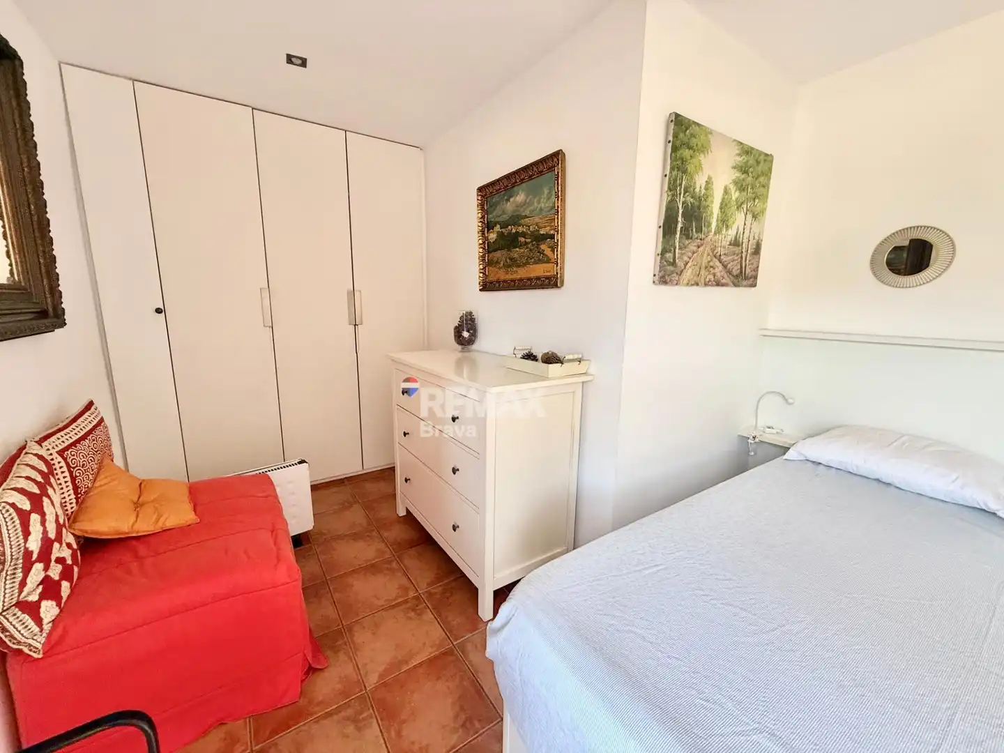 Dormitori de Apartament en venda en Tossa de Mar amb Jardí privat, Balcó i Piscina comunitària