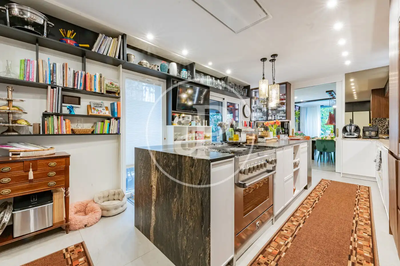 Küche von Haus oder Chalet zum Verkauf in Madrid mit Klimaanlage, Heizung und Privatgarten