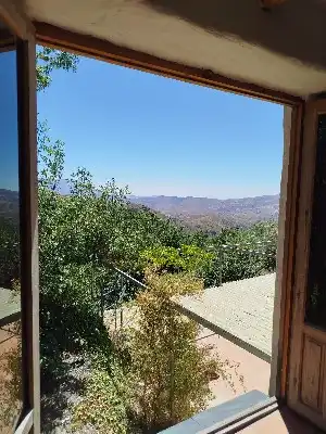 Terrassa de Finca rústica en venda en Alpujarra de la Sierra amb Calefacció, Jardí privat i Moblat