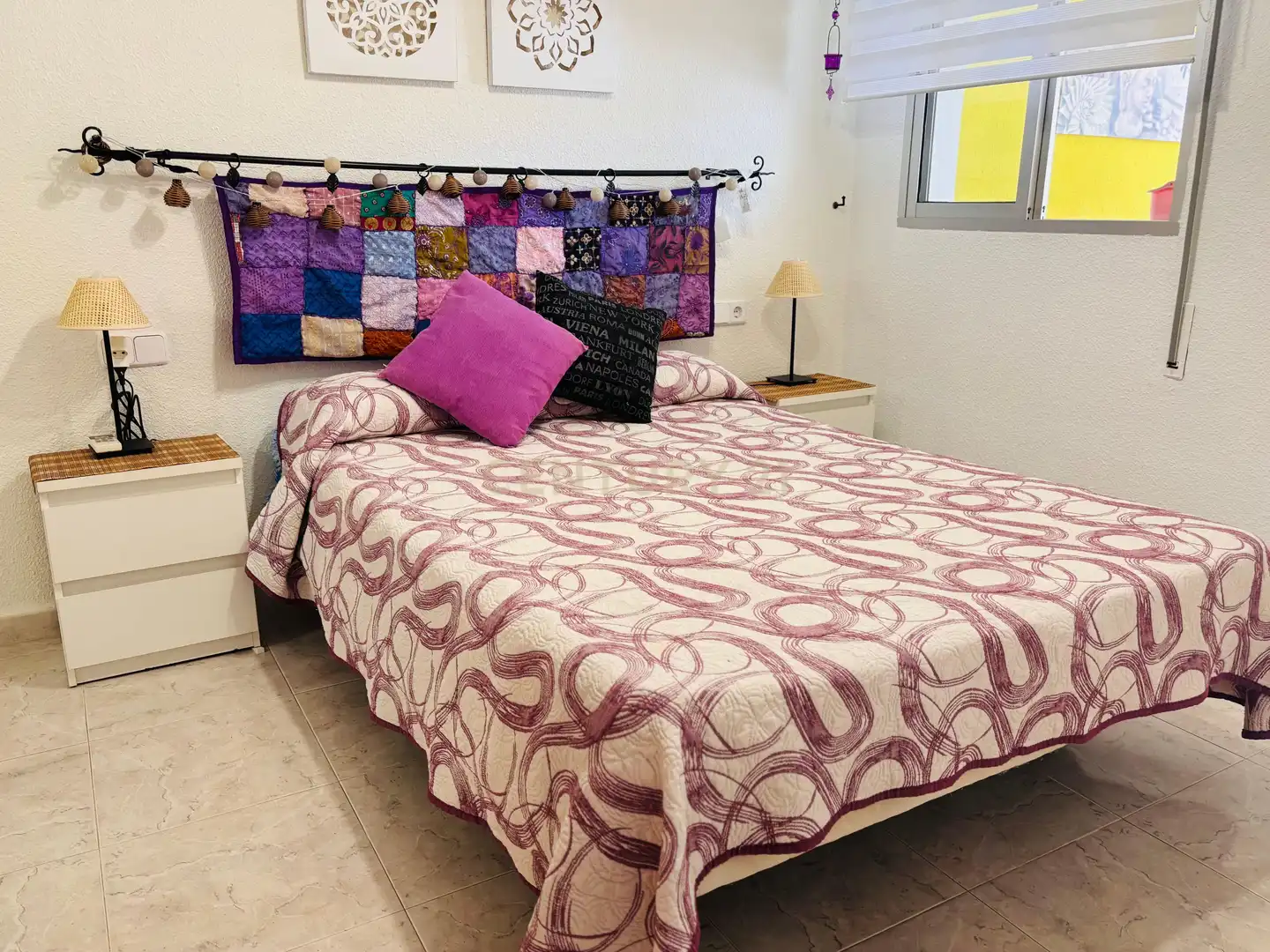 Habitación de Apartamento de alquiler en Calpe / Calp con Aire acondicionado, Lavadora y Microondas
