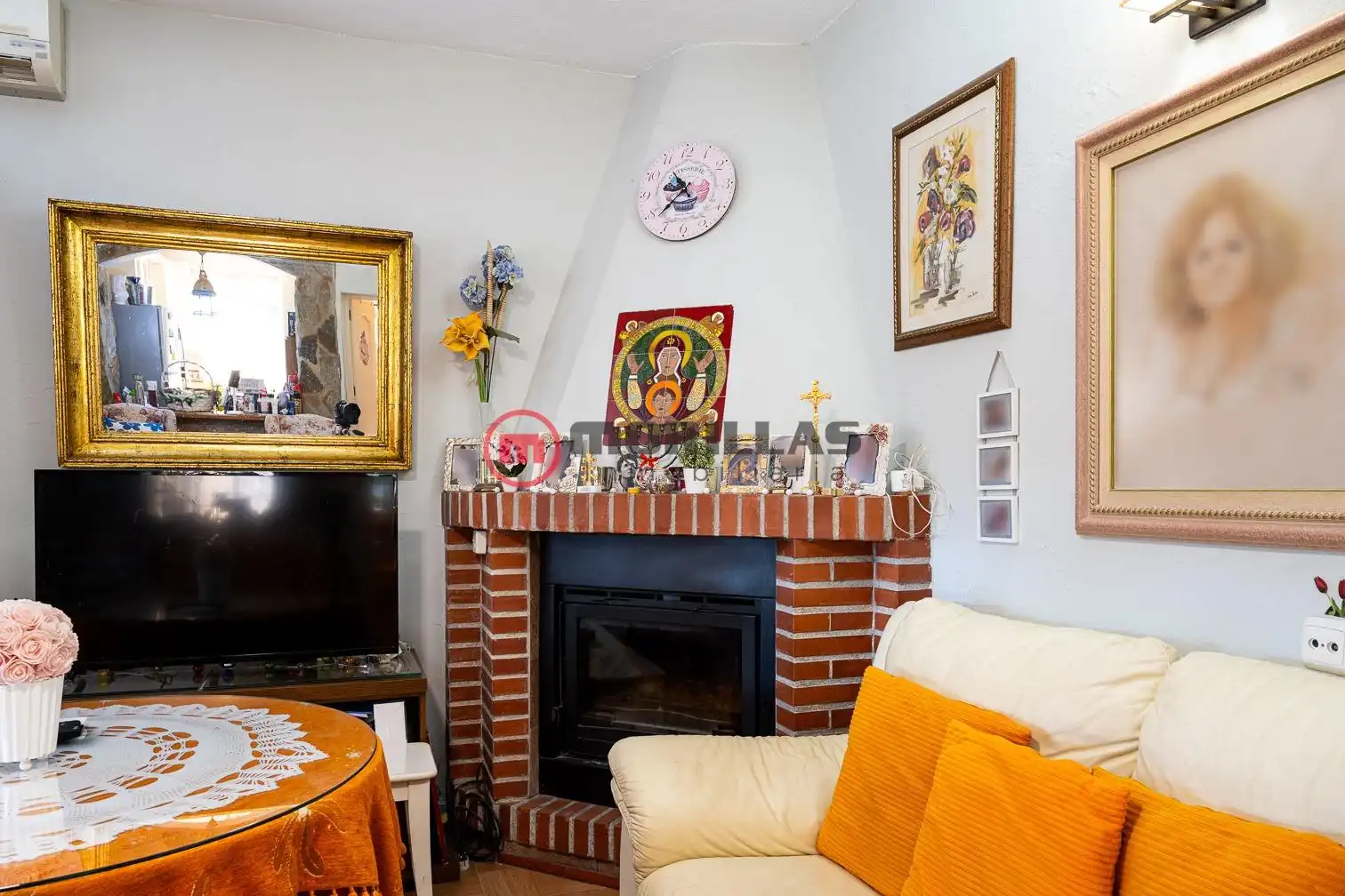 Living room of Houses for sale in Caravaca de la Cruz  with Air Conditioner, Terrace and Swimming Pool