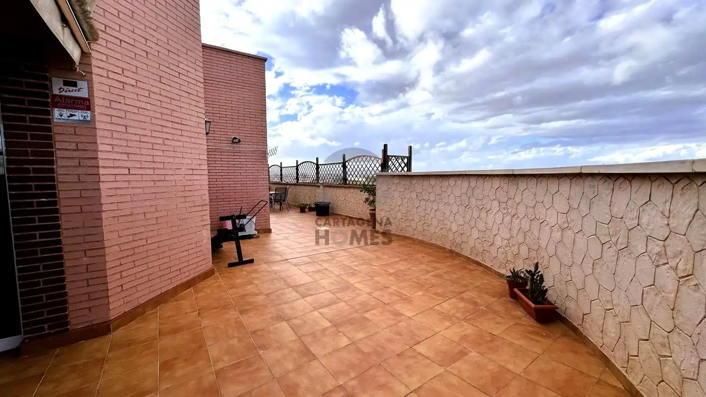 Terraza de Ático en venta en Cartagena con Aire acondicionado, Terraza y Amueblado