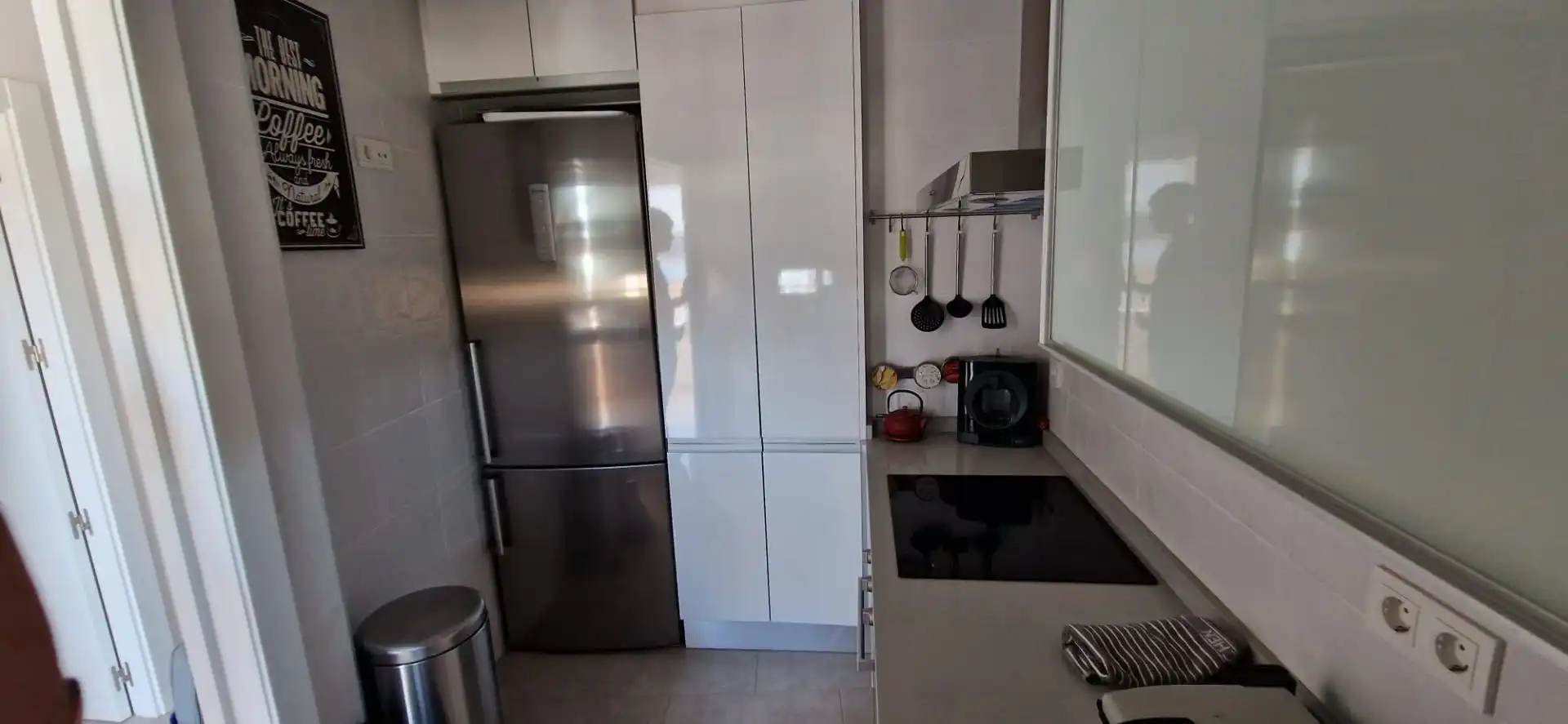 Cocina de Ático de alquiler en Elche / Elx con Aire acondicionado, Terraza y Amueblado