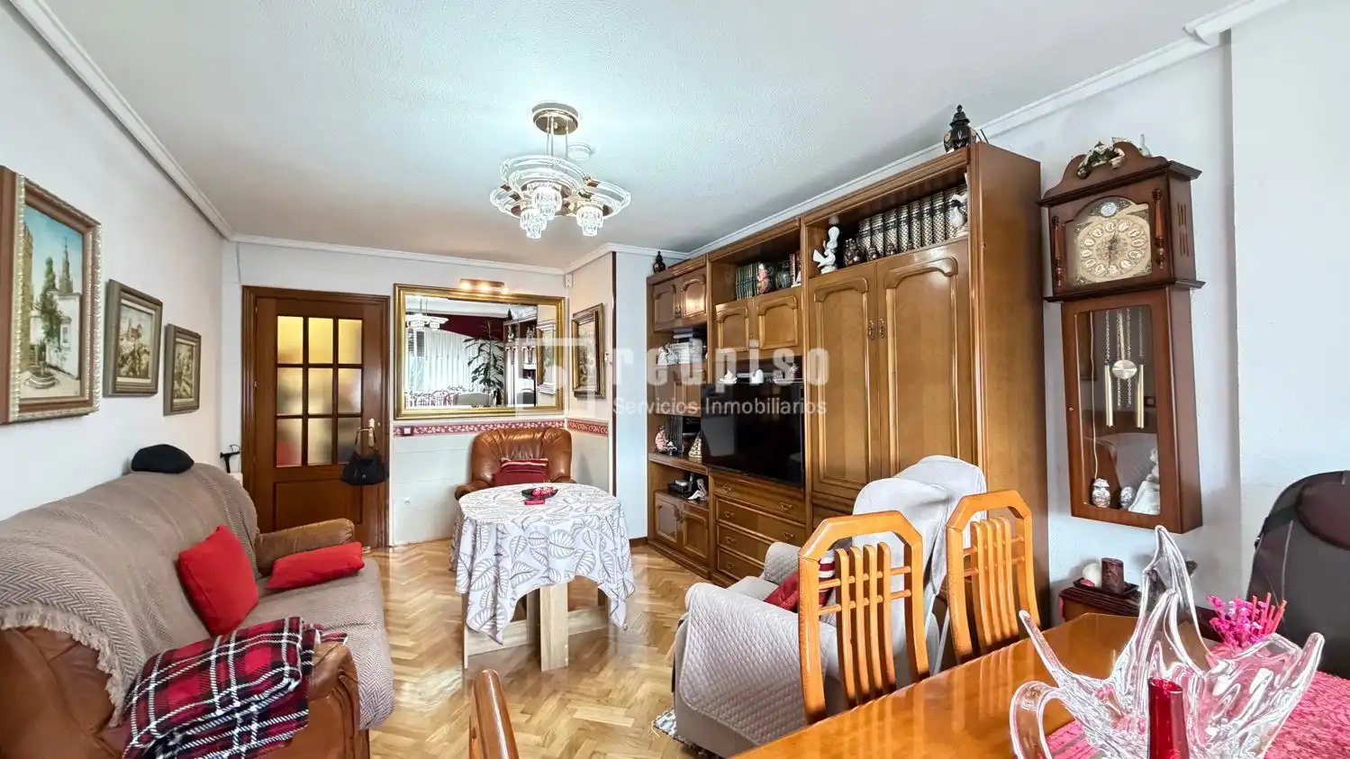 Sala de estar de Piso en venta en Leganés con Aire acondicionado, Calefacción y Parquet