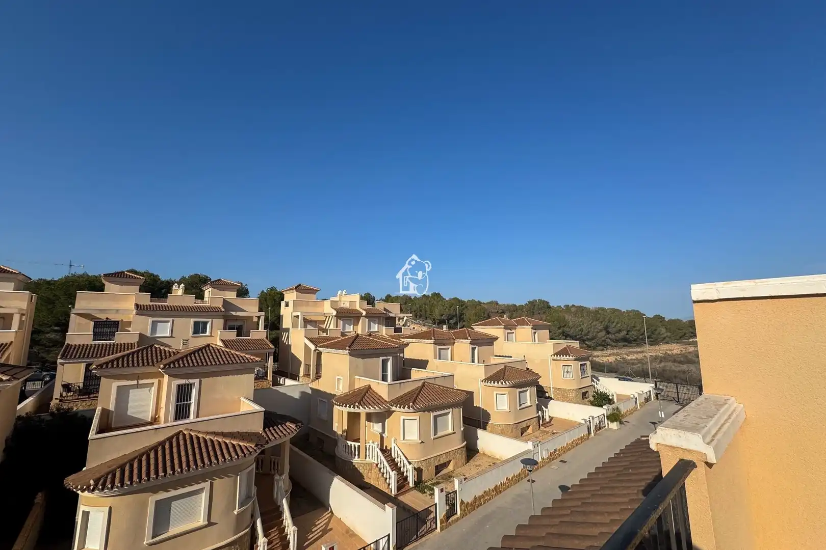 Vista exterior de Casa o xalet de lloguer en San Miguel de Salinas amb Aire condicionat, Piscina i Moblat