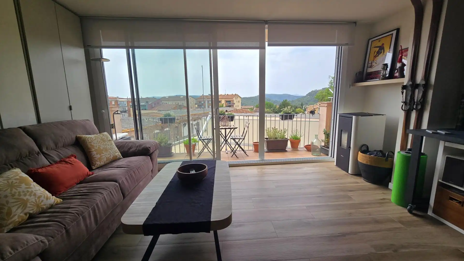 Sala de estar de Piso en venta en Moià con Calefacción, Terraza y Balcón