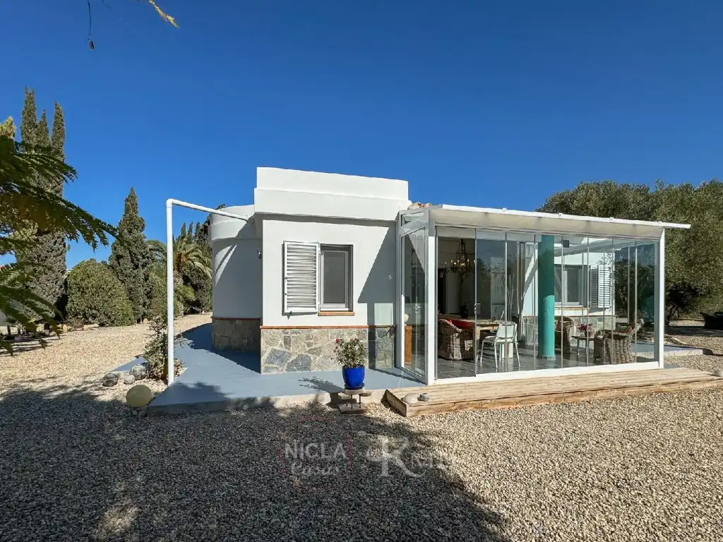 Vista exterior de Casa o chalet en venta en Vera con Aire acondicionado, Jardín privado y Terraza