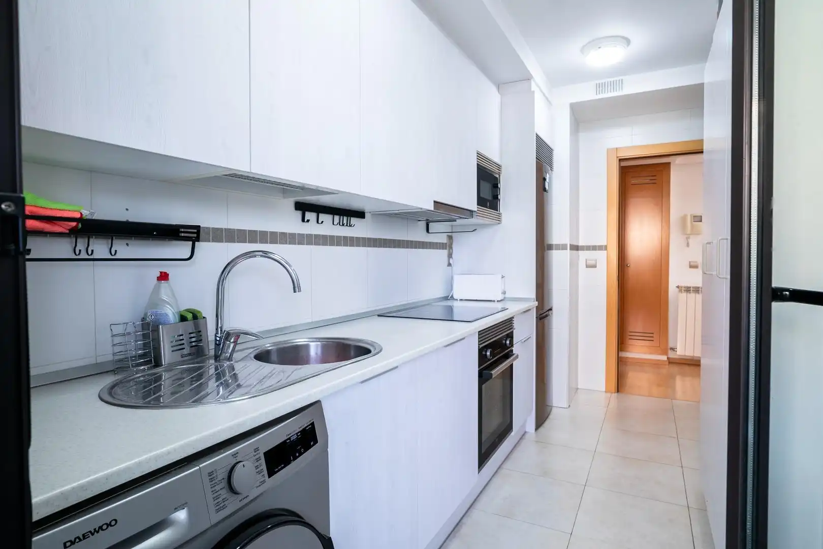 Küche von Wohnung zum Verkauf in Huesca mit Klimaanlage, Heizung und Privatgarten