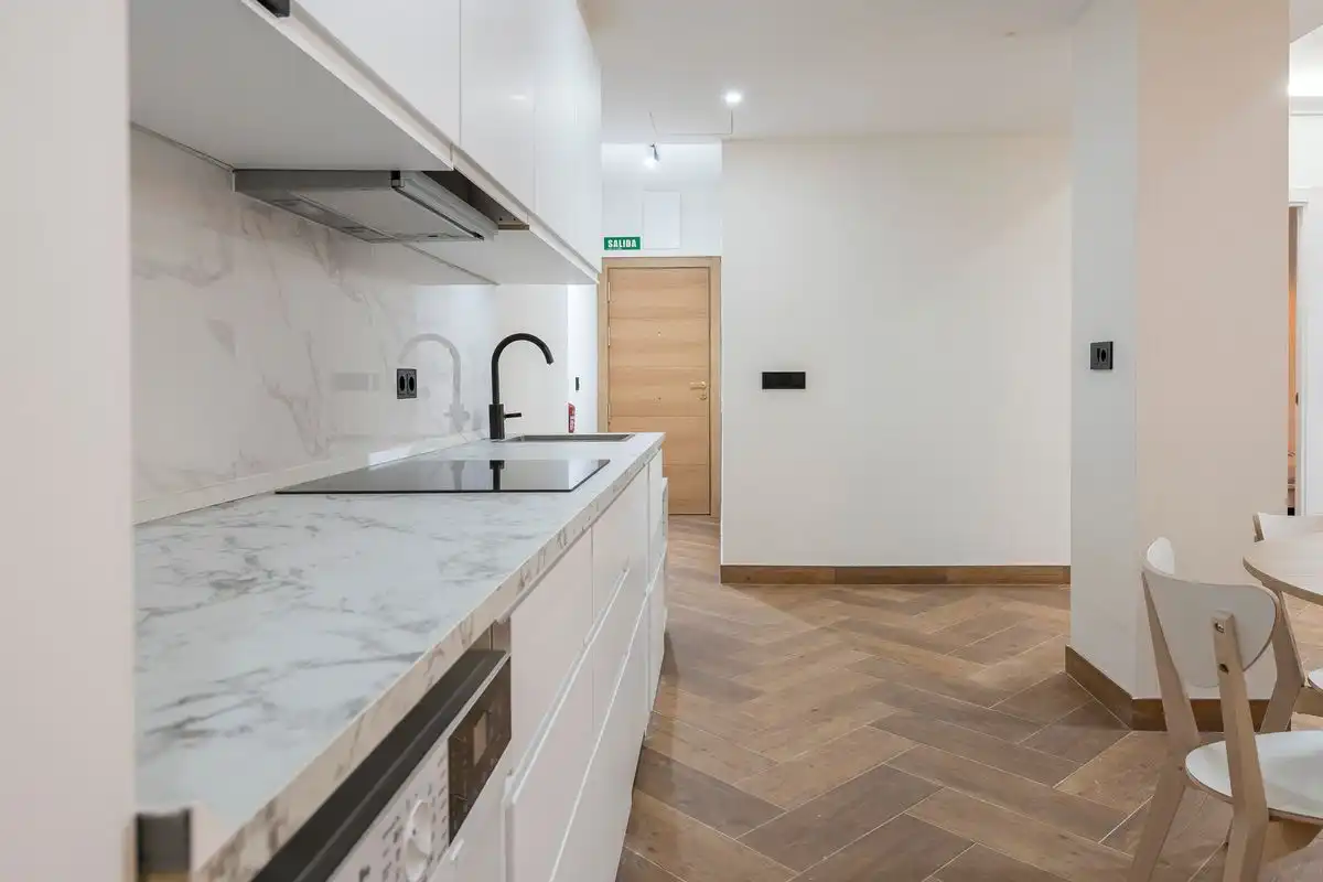 Küche von Loft zum Verkauf in Madrid mit Klimaanlage, Heizung und Möbliert