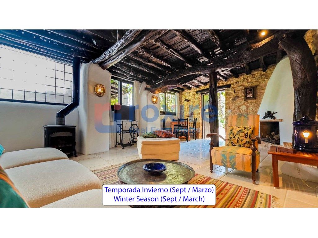 Sala d'estar de Casa o xalet de lloguer en Sant Josep de sa Talaia amb Aire condicionat, Calefacció i Moblat