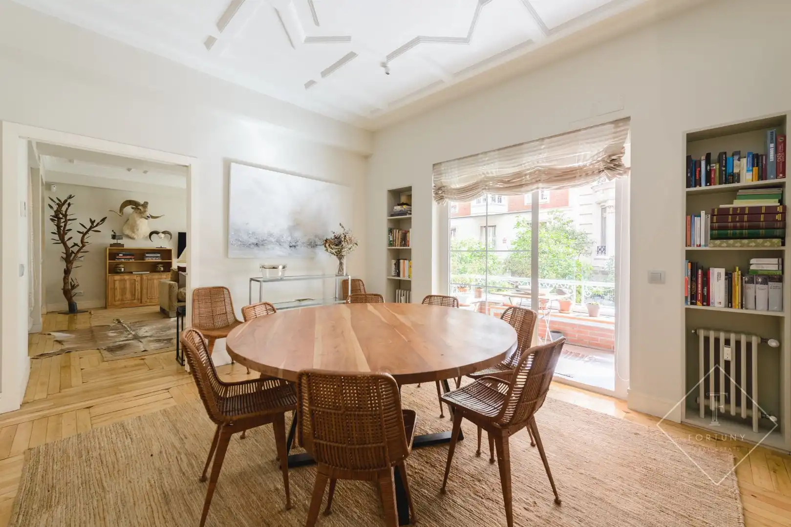 Esszimmer von Wohnung zum Verkauf in  Madrid Capital mit Klimaanlage, Heizung und Terrasse