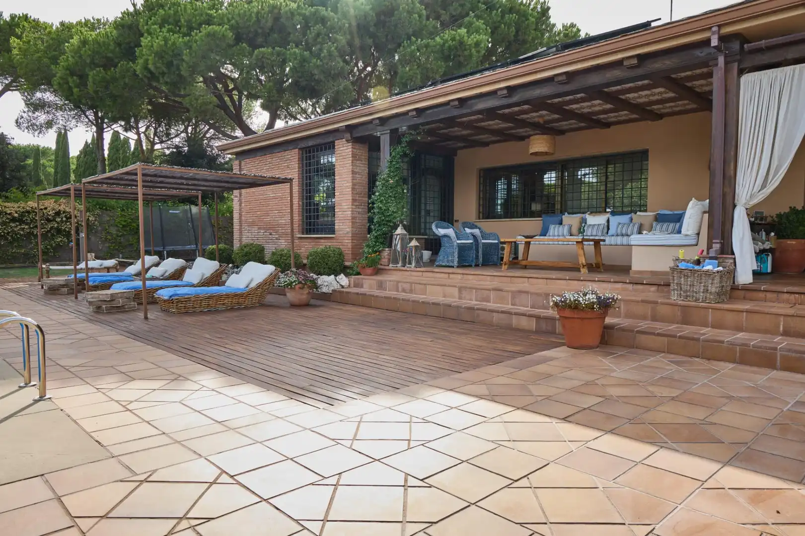 Terrassa de Casa o xalet en venda en Sant Andreu de Llavaneres amb Calefacció, Jardí privat i Terrassa