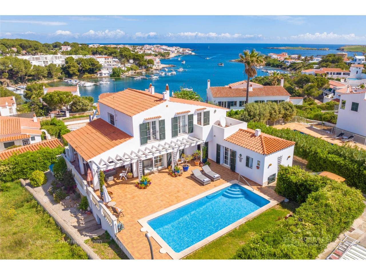 Exterior view of House or chalet for sale in Es Mercadal  with Air Conditioner, Heating and Private garden