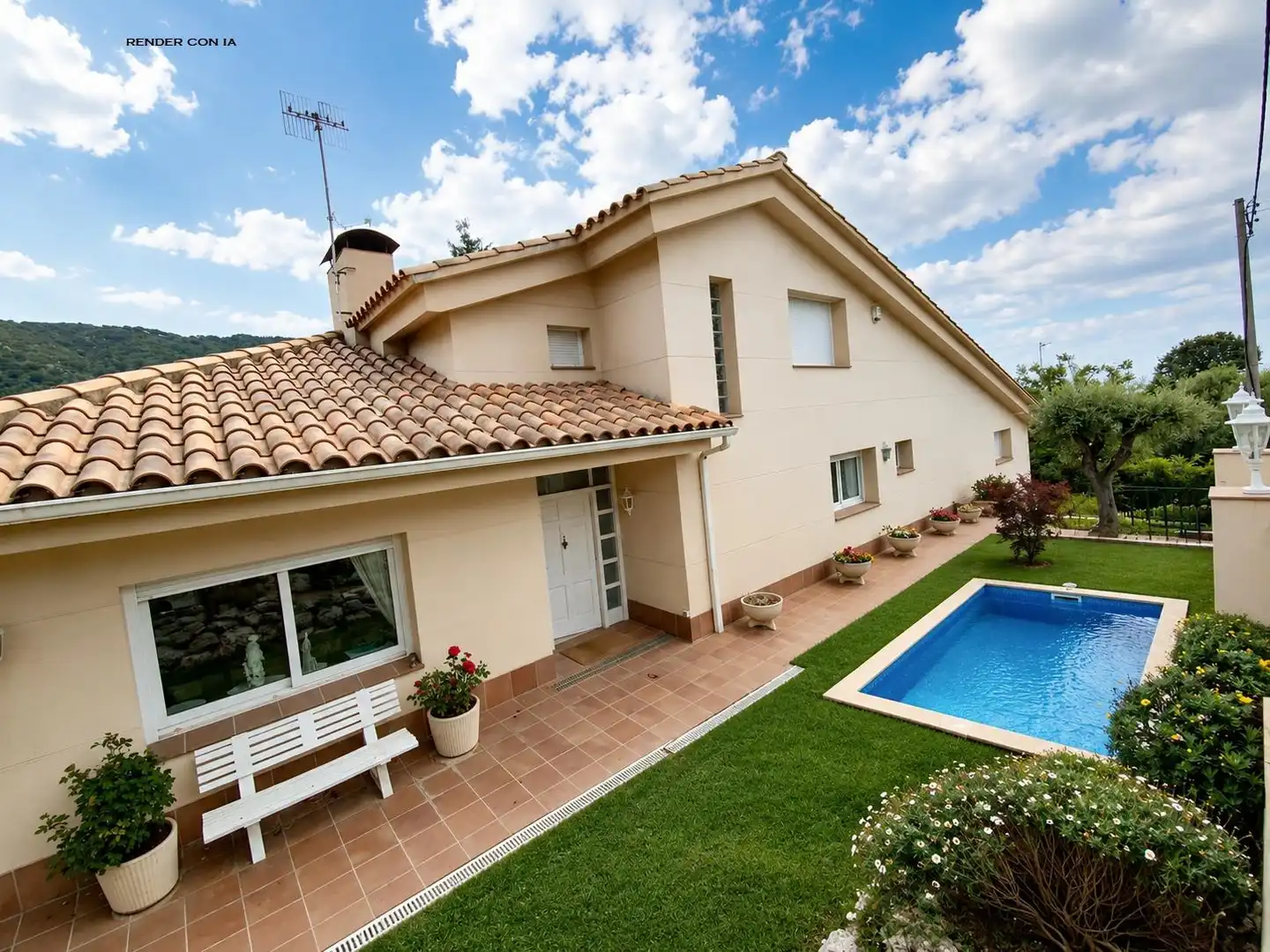 Vista exterior de Casa o chalet en venta en Teià con Aire acondicionado, Calefacción y Jardín privado