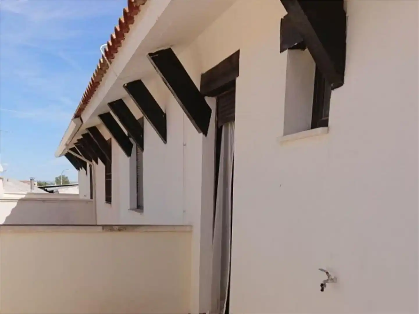 Vista exterior de Casa adosada en venda en Motilleja