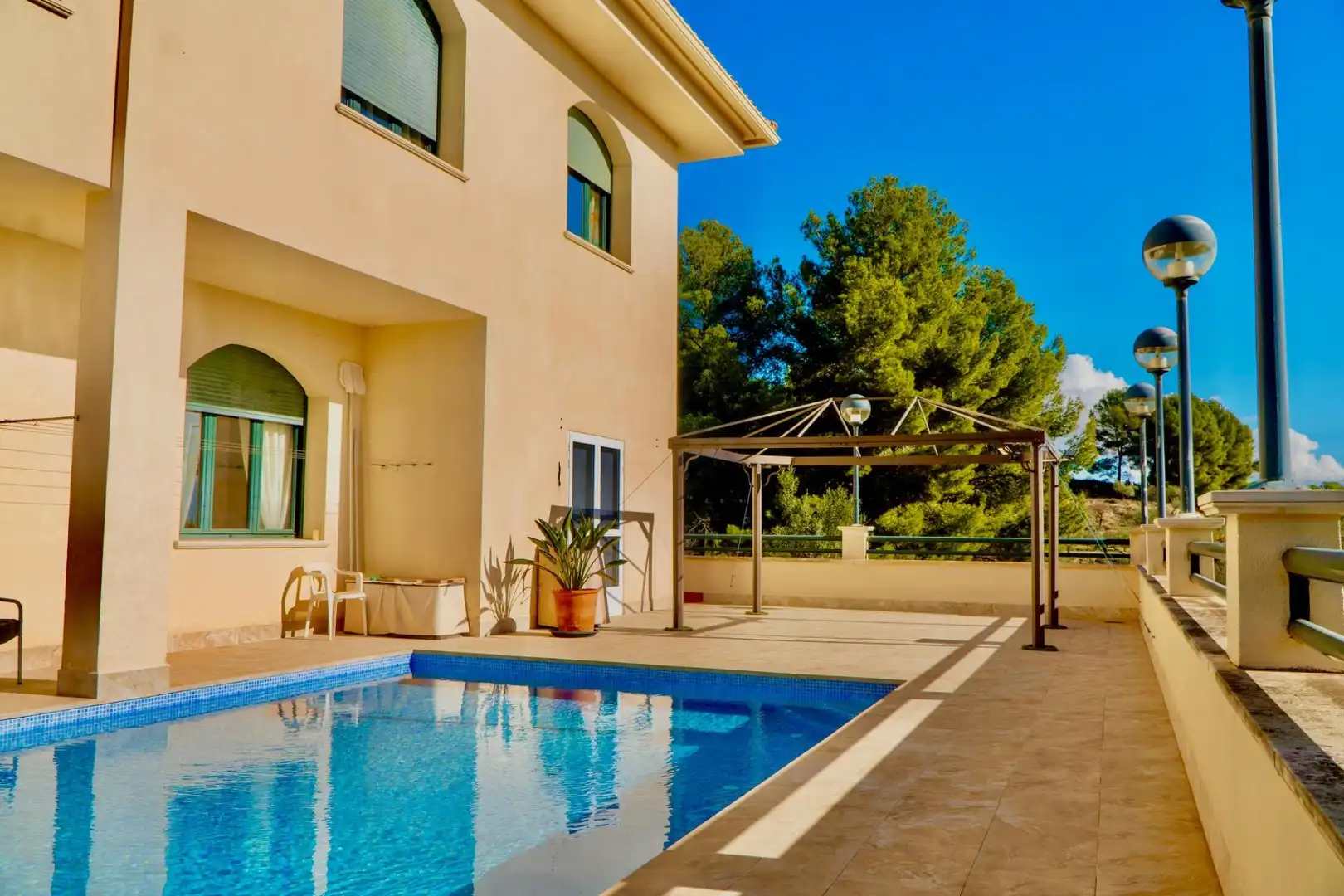 Piscina de Finca rústica en venda en Cocentaina amb Calefacció, Jardí privat i Parquet
