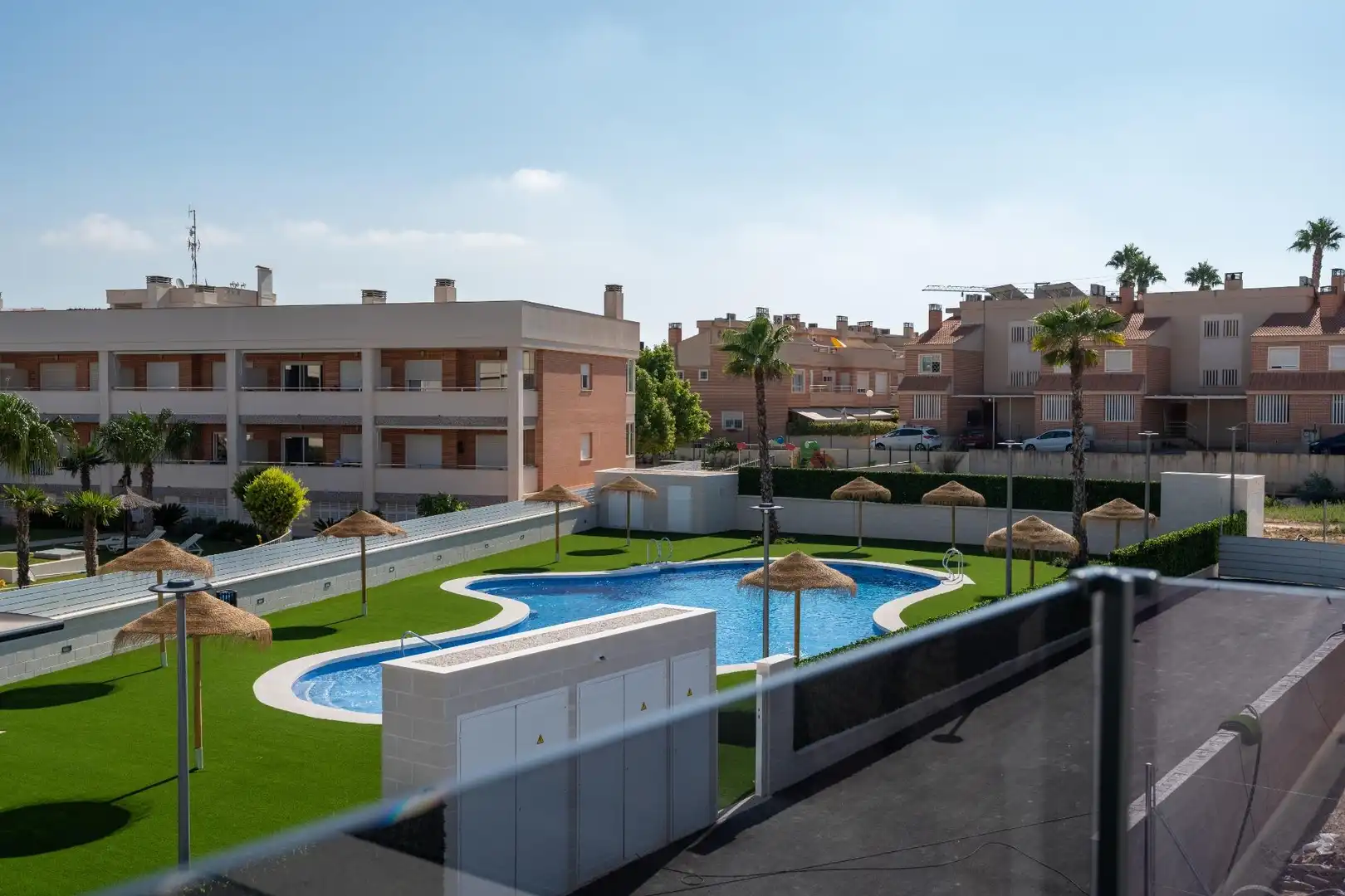 Piscina de Casa adosada en venta en Santa Pola con Aire acondicionado, Jardín privado y Terraza