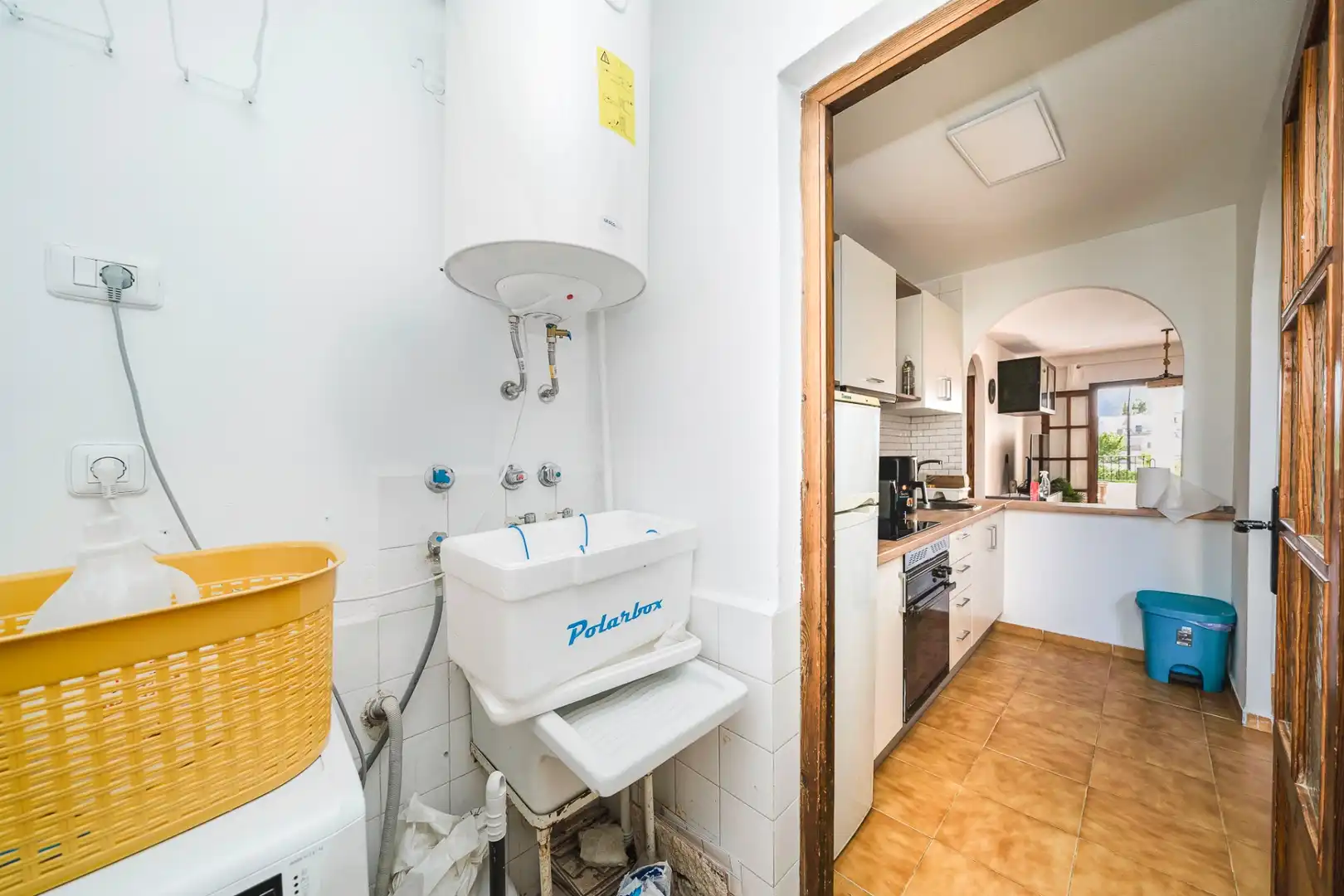 Cuina de Apartament de lloguer en Santiago de la Ribera