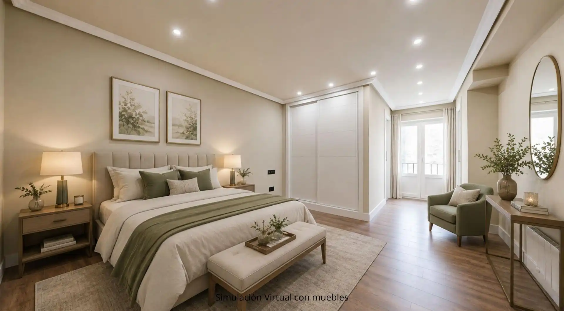 Bedroom of Flat for sale in Bilbao   with Heating and Alarm