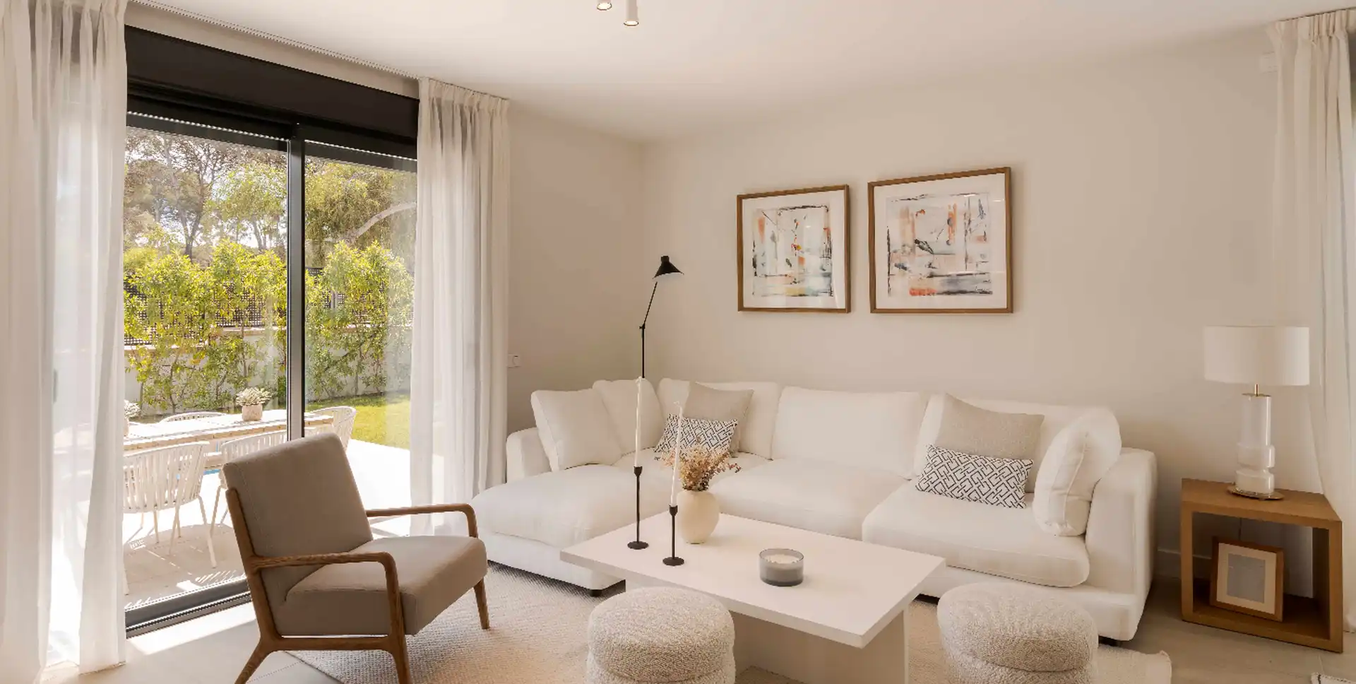 Wohnzimmer von Country house zum Verkauf in Llucmajor mit Klimaanlage, Heizung und Terrasse