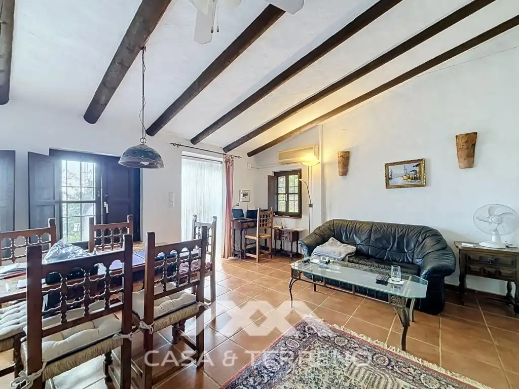 Wohnzimmer von Haus zum Verkauf in Vélez-Málaga mit Klimaanlage und Terrasse