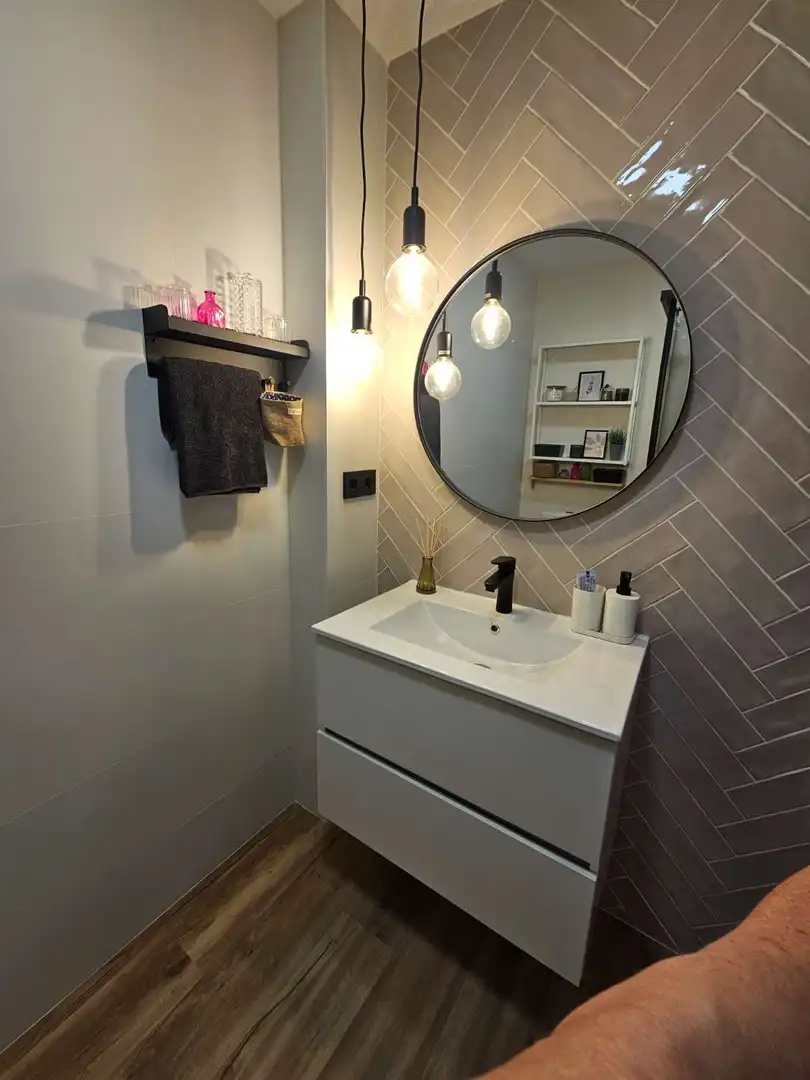 Bathroom of Study for rent in Torremolinos  with Air Conditioner, Heating and Terrace
