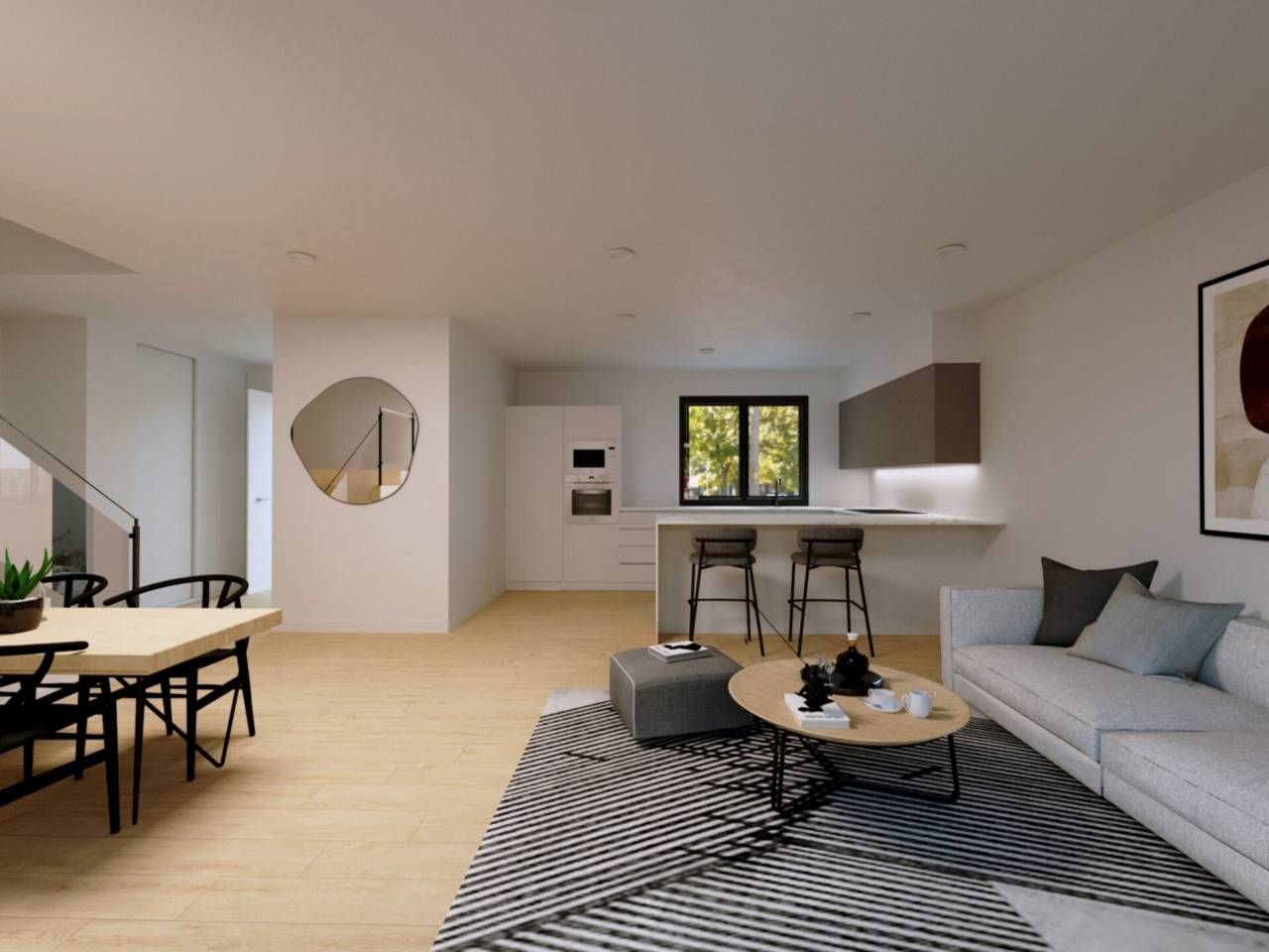 Sala d'estar de Casa o xalet en venda en Fuenlabrada amb Aire condicionat, Jardí privat i Terrassa