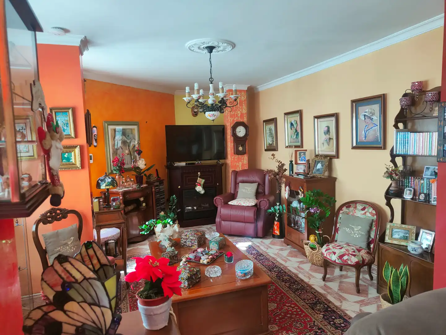 Sala de estar de Piso en venta en Vega de San Mateo con Terraza, Trastero y Amueblado