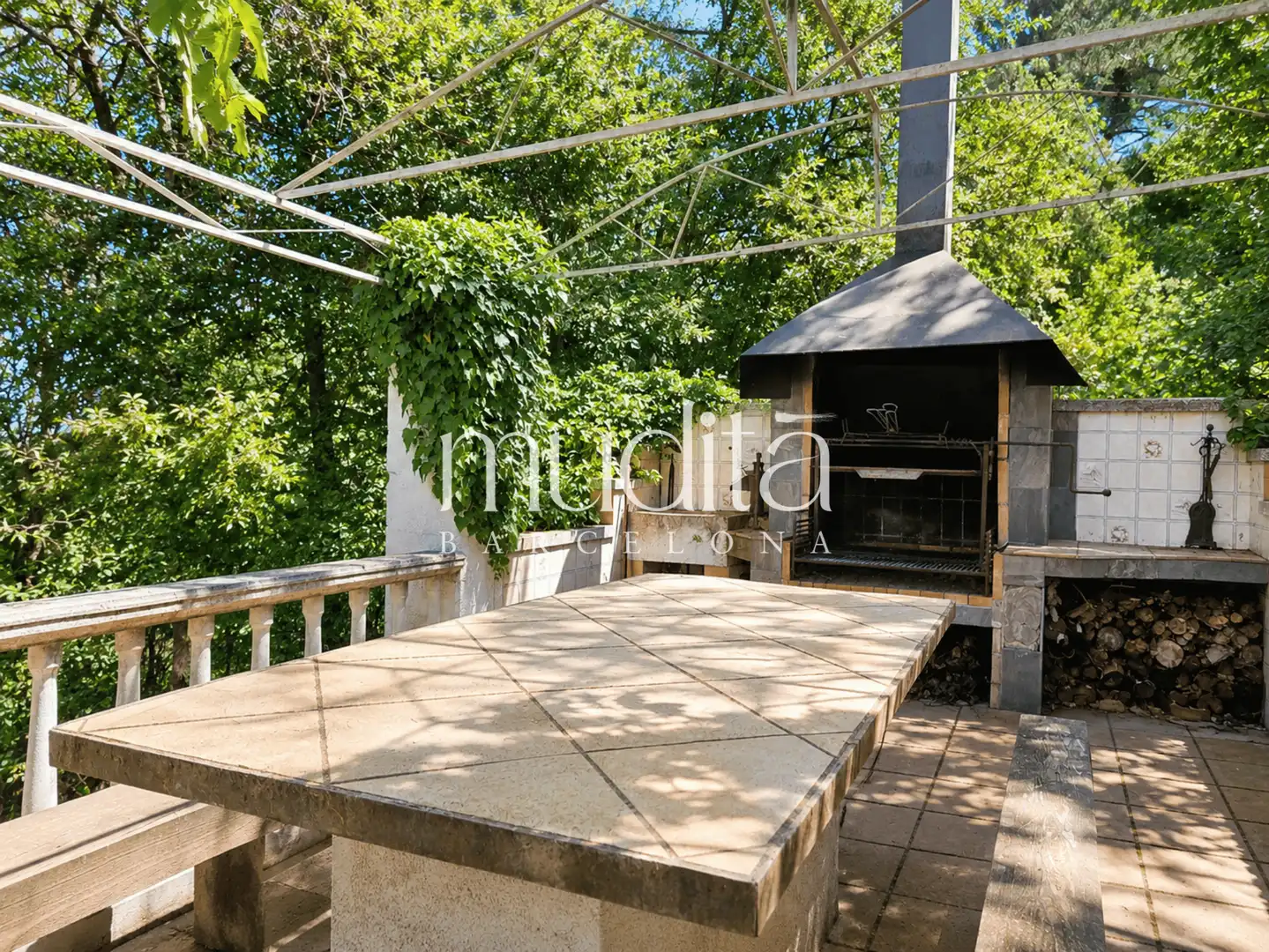 Terraza de Casa o chalet en venta en Sant Celoni con Calefacción, Jardín privado y Terraza