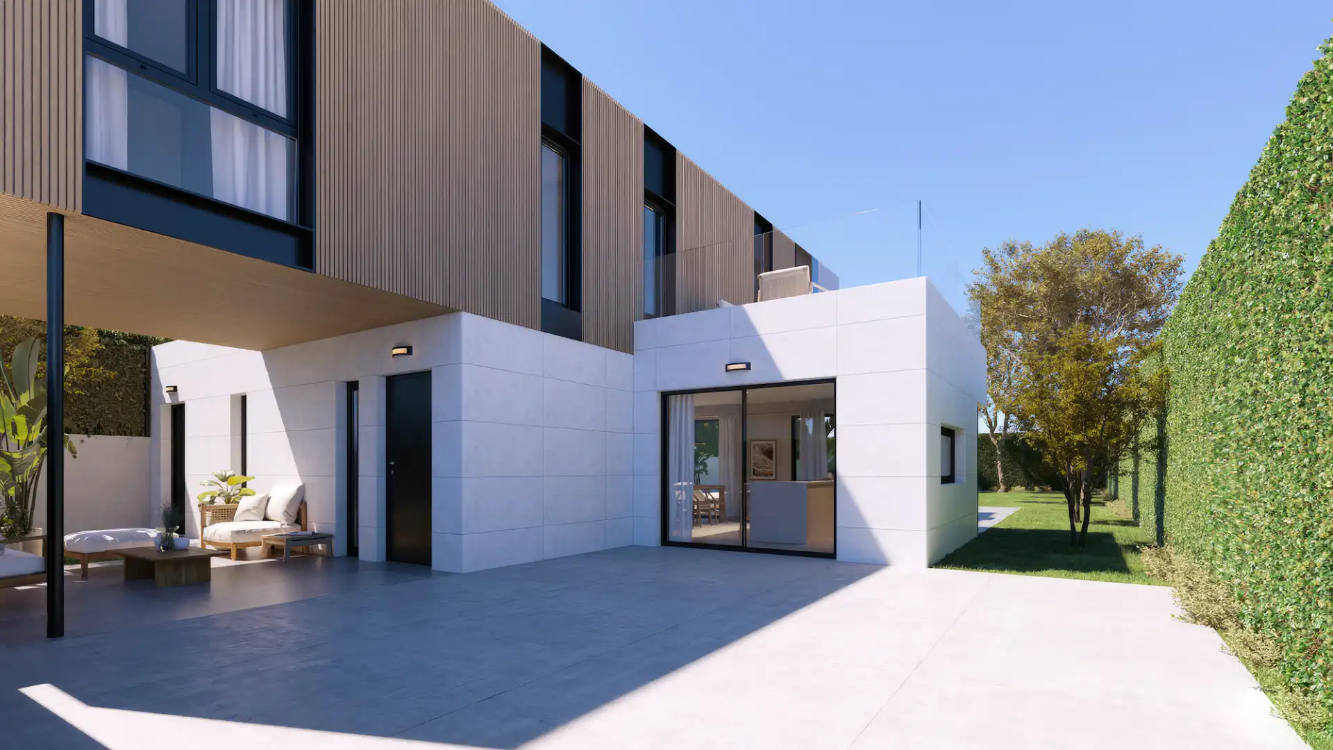 Vista exterior de Casa o xalet en venda en Sanxenxo amb Calefacció, Jardí privat i Terrassa