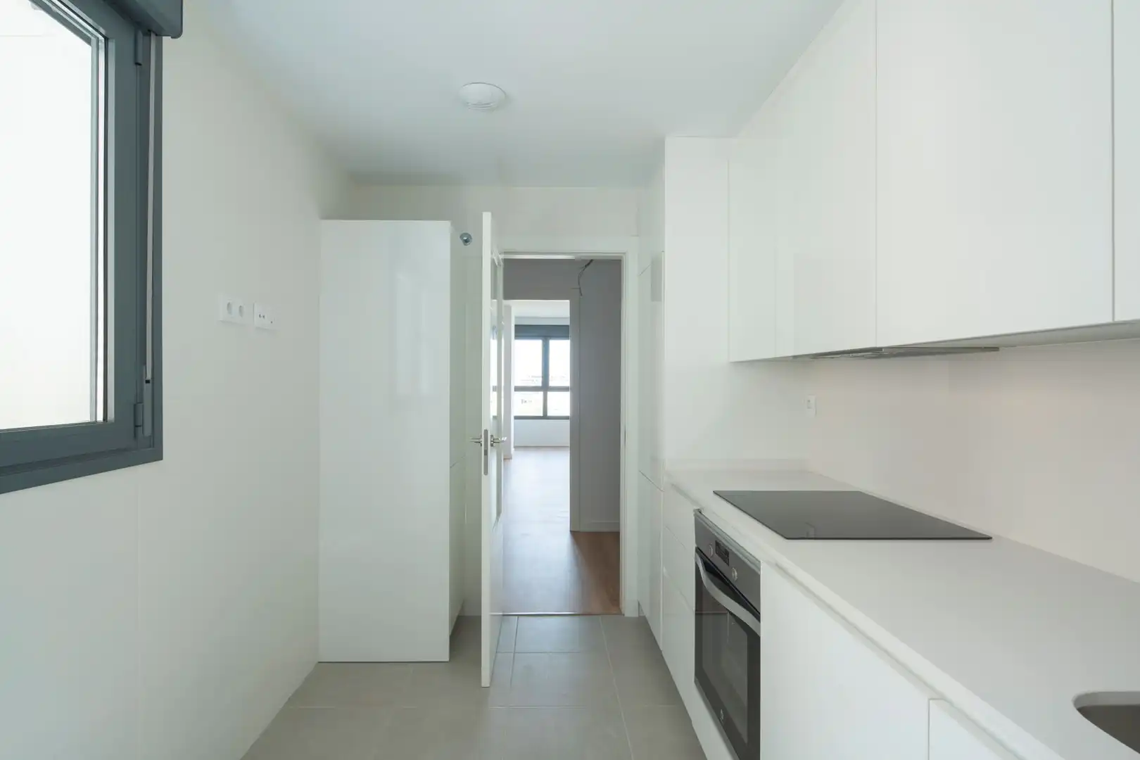 Kitchen of Flat for sale in Málaga  with Parquet flooring, Terrace and Storage room