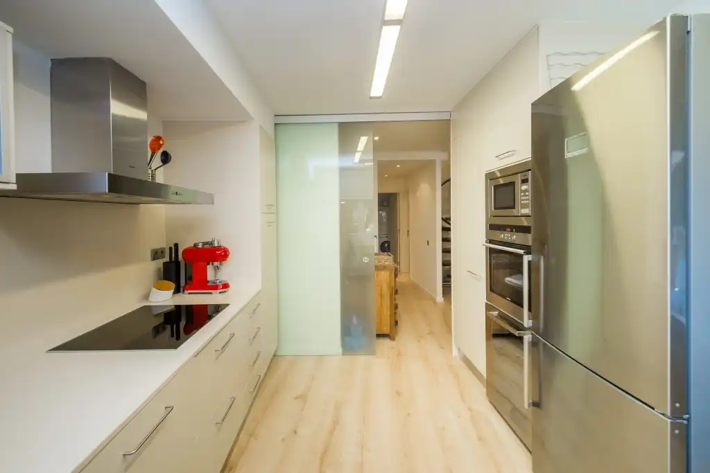 Küche von Maisonette zum Verkauf in Calonge i Sant Antoni mit Klimaanlage, Heizung und Privatgarten