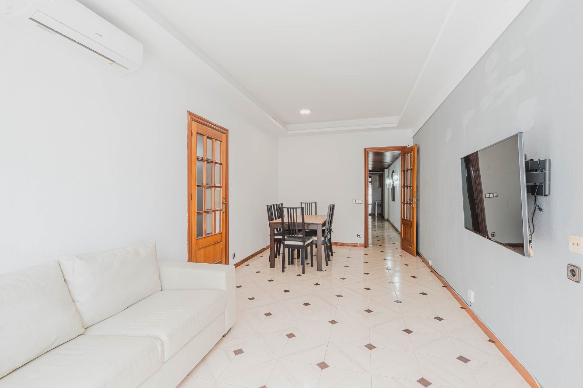 Sala de estar de Piso en venta en  Barcelona Capital con Aire acondicionado, Calefacción y Terraza