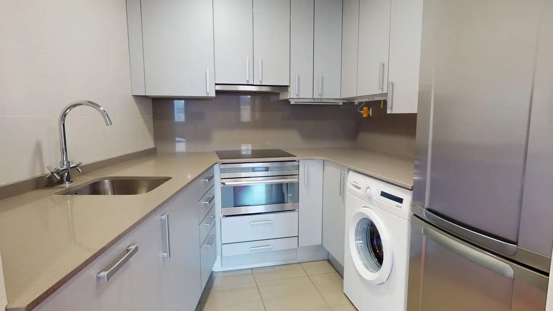 Cocina de Dúplex de alquiler en Zaragoza con Aire acondicionado, Calefacción y Balcón