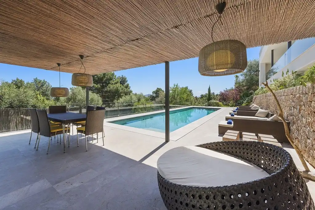 Terraza de Casa o chalet en venta en Pollença con Aire acondicionado, Calefacción y Jardín privado