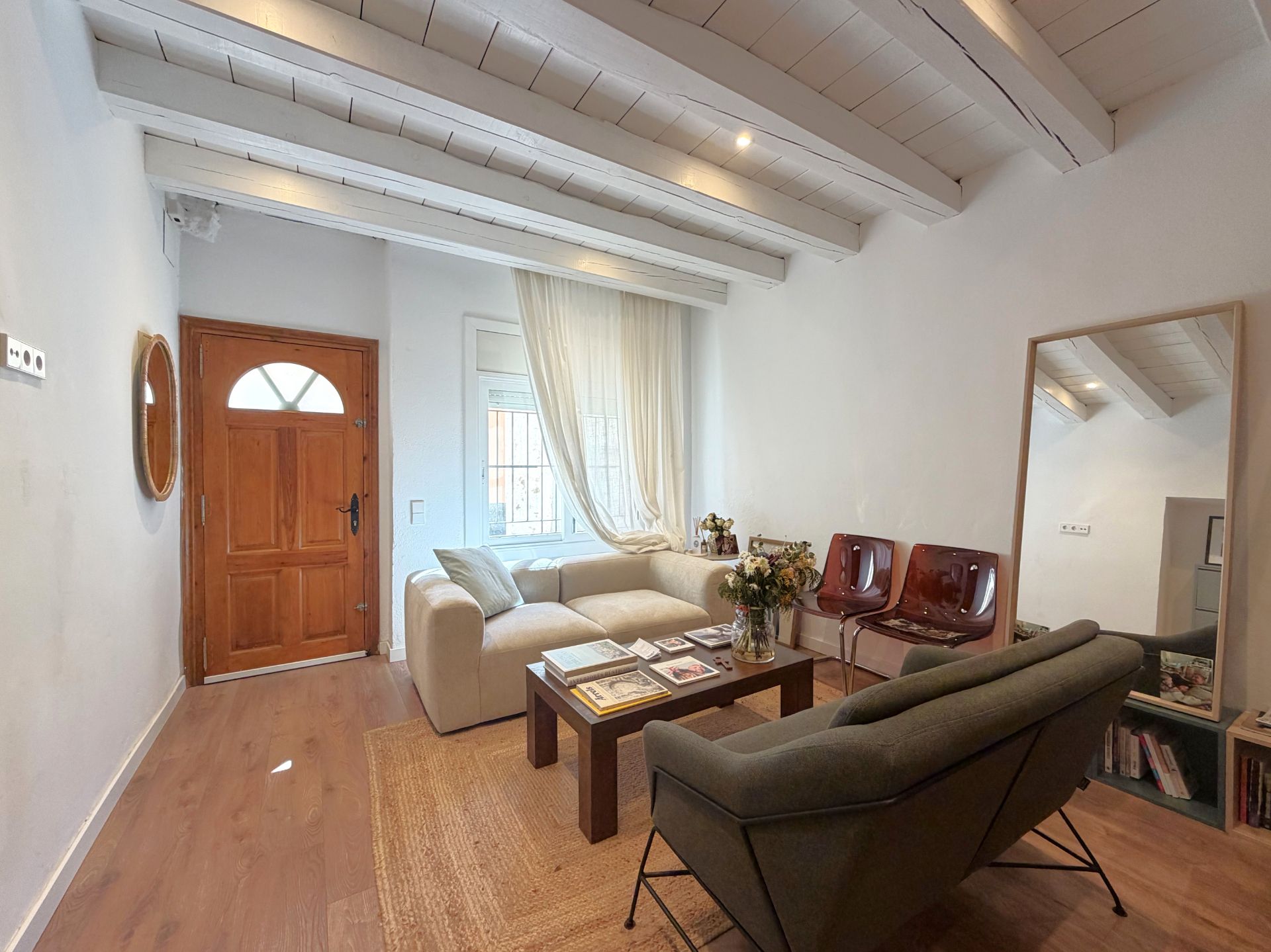 Sala de estar de Casa adosada en venta en Olèrdola con Amueblado