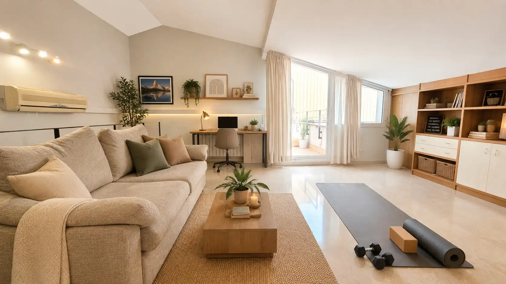Sala d'estar de Dúplex en venda en Castellar del Vallès amb Aire condicionat, Calefacció i Terrassa