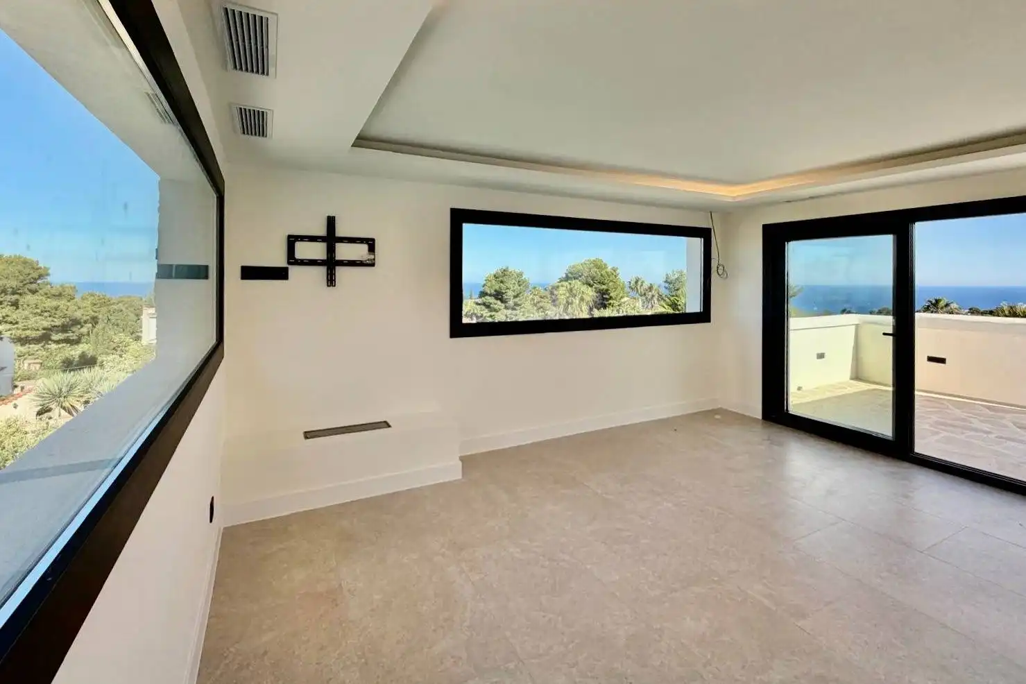 Sala d'estar de Casa o xalet en venda en Jávea / Xàbia amb Aire condicionat, Calefacció i Jardí privat
