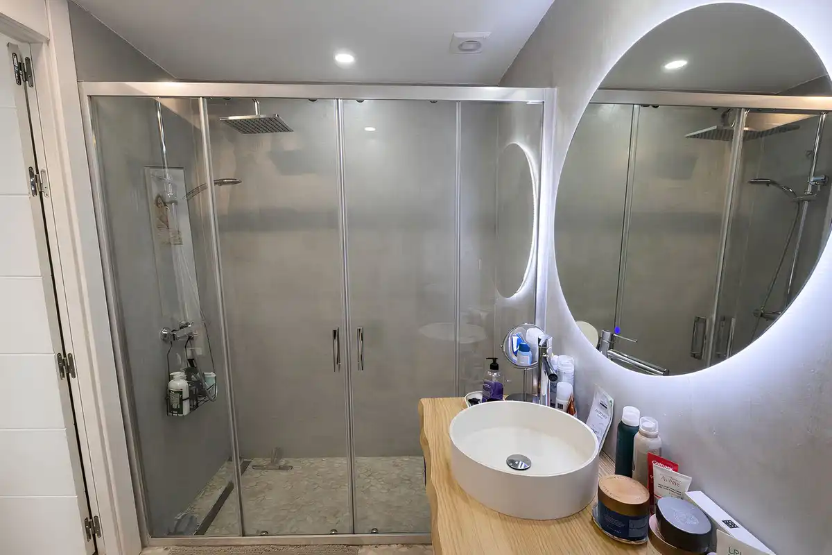 Baño de Ático en venta en Mijas con Aire acondicionado, Calefacción y Piscina