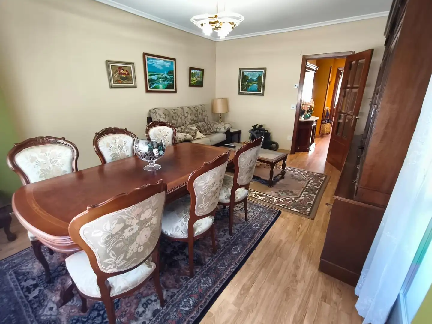 Comedor de Piso de alquiler en Ponferrada con Calefacción, Trastero y Amueblado