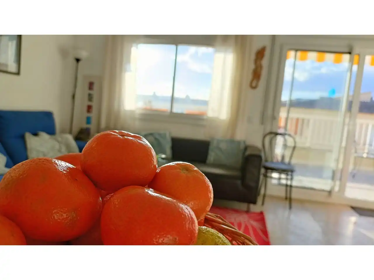 Sala de estar de Piso en venta en L'Escala con Aire acondicionado, Calefacción y Terraza