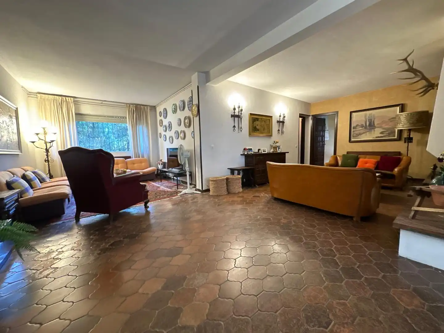 Living room of Houses for sale in Hoyo de Manzanares  with Heating, Private garden and Terrace